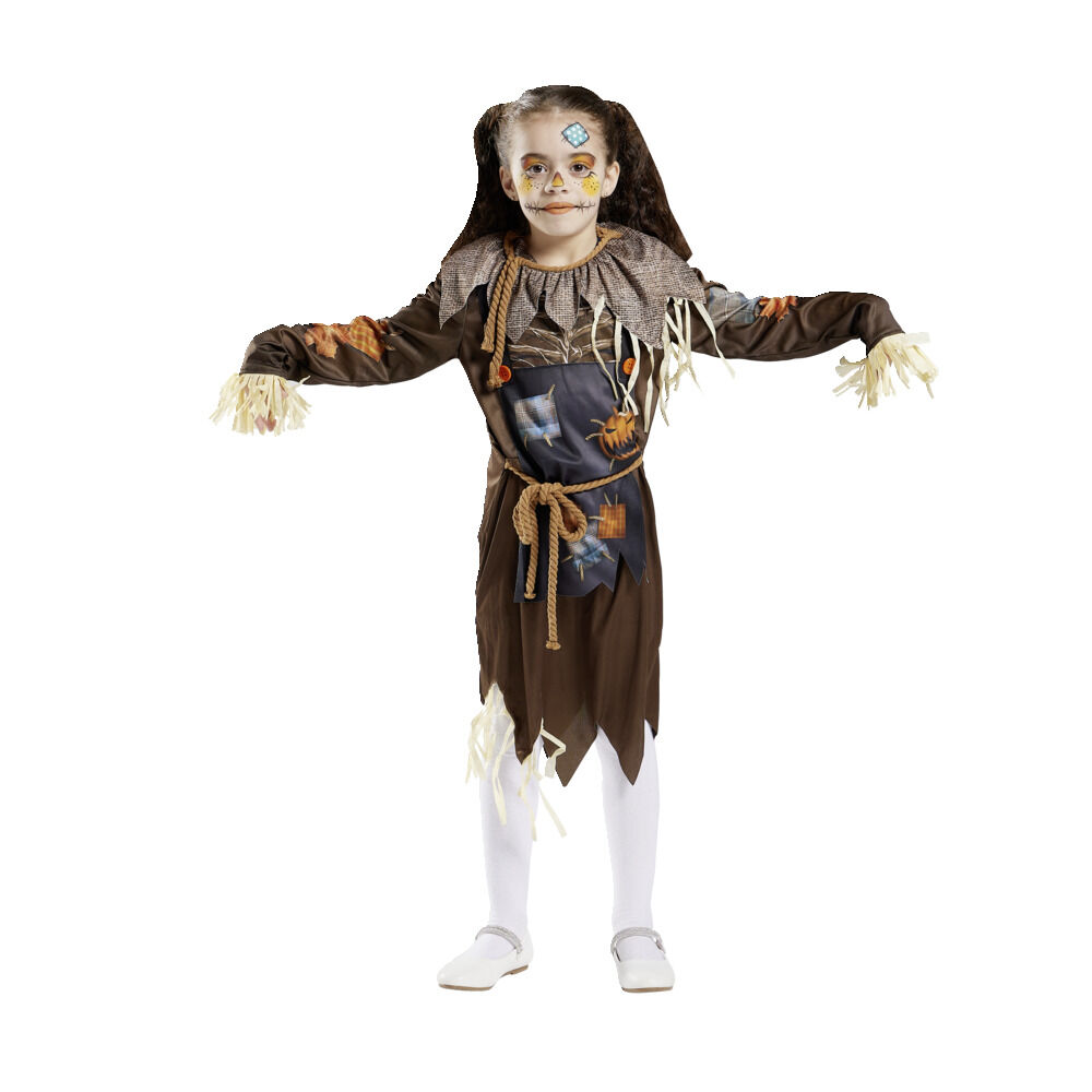 Déguisement enfant épouvantail robe et ceinture 7/10 ans