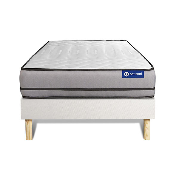 Ensemble Mémoire de forme de confort Très ferme avec sommier kit