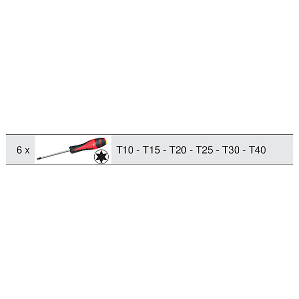 KS Tools - 922.6060 - Jeu de 6 tournevis ULTIMATE, TORX
