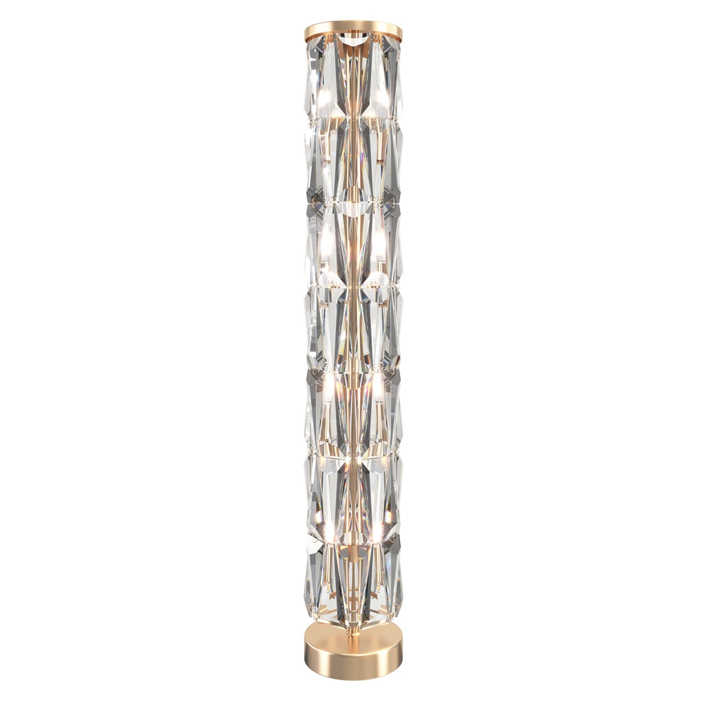Lampa podłogowa mosiężno-złota PUNTES 8xE14x60W wym:126,5x20x20cm Maytoni