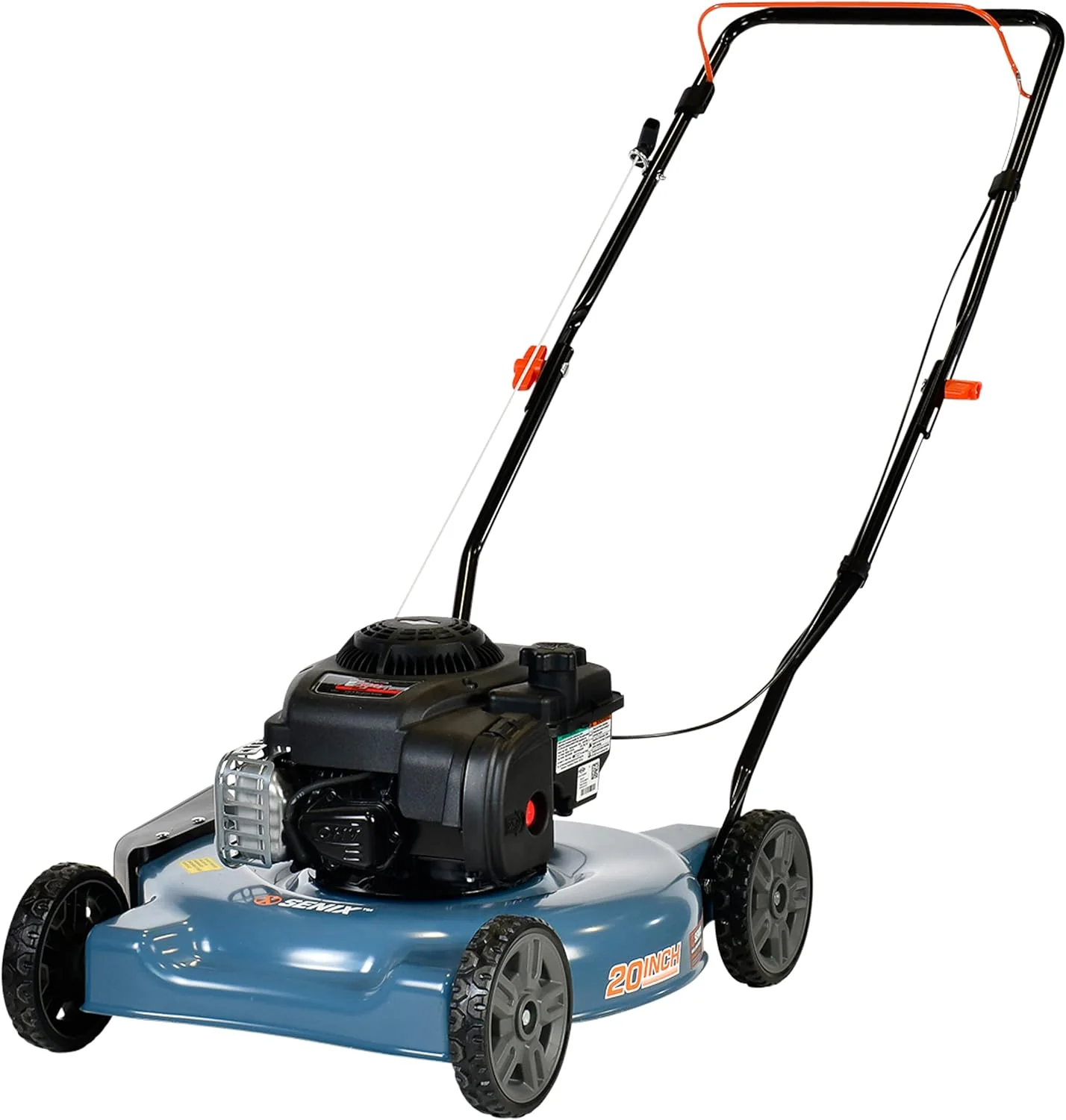 SENIX Gas Lawn Mower, 20-Inch, 125 cc 4-Cycle Briggs  Stratton Engine, Push Lawnmower