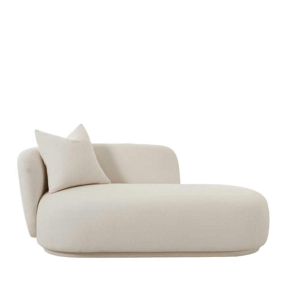 MYKONOS - Daybed en tissu bouclette L175cm beige