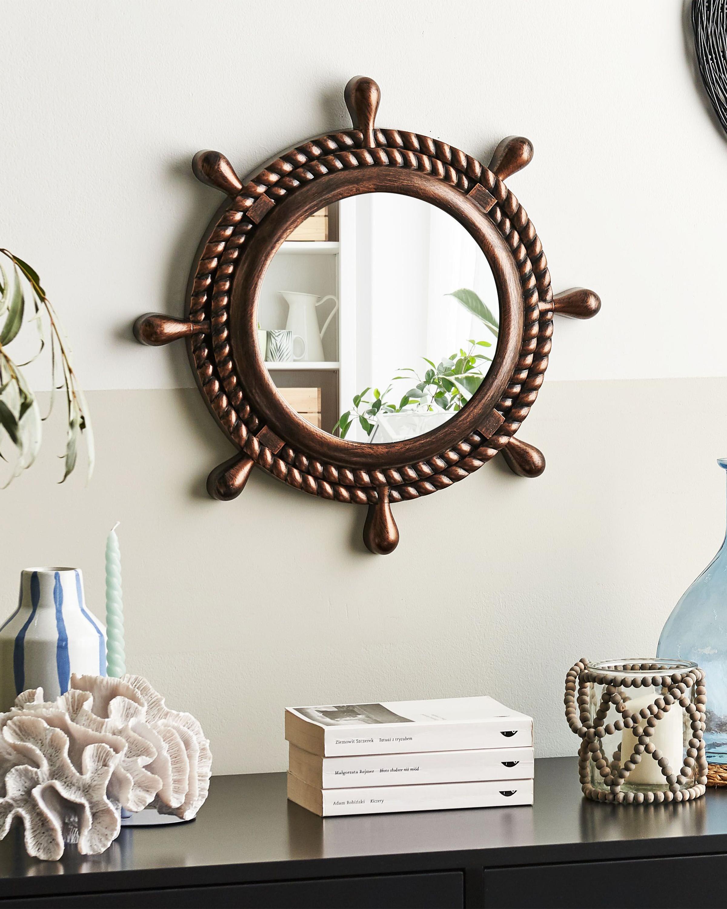 Wall Mirror GORMAZ 46 cm 46 cm Brown