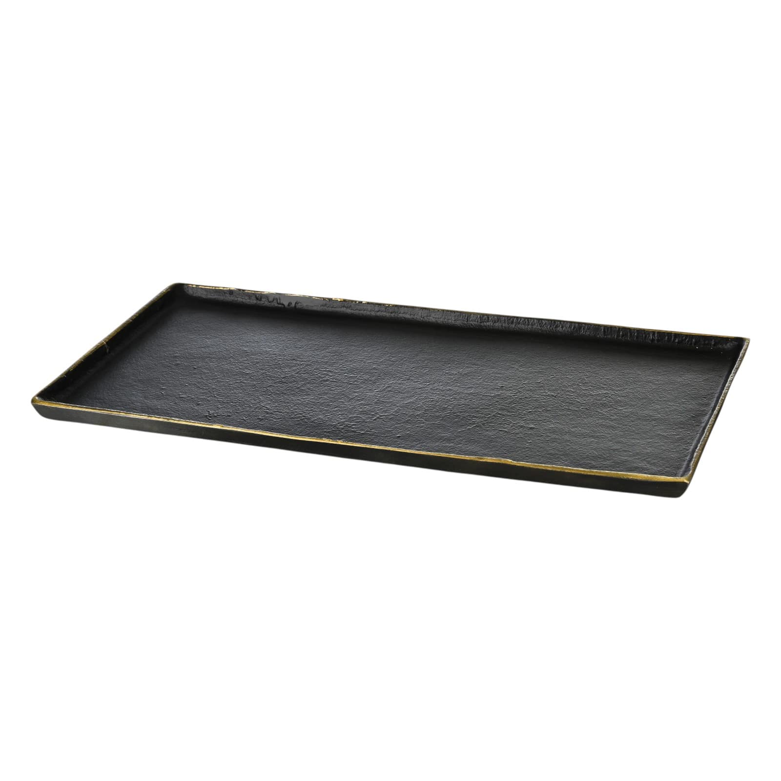 Deko-Tablett Schwarz,L 400 x B 190 x H 15 mm