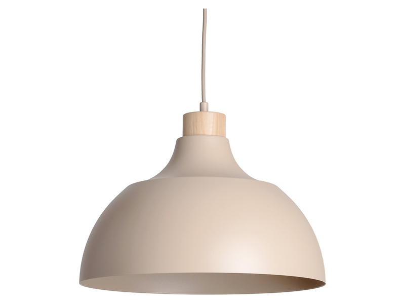 Lampa wisząca Capmetalowa beżowa