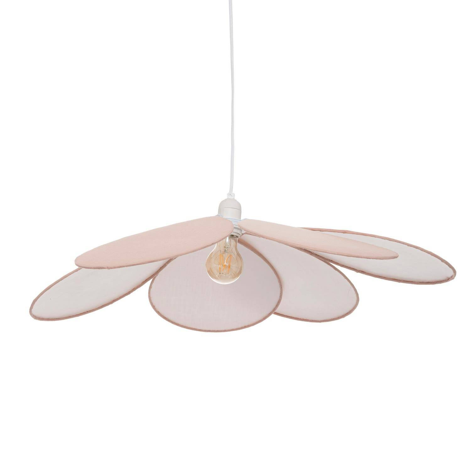 Lampa sufitowa kwiat Okai, różowa, 64 x 18 x 64 cm