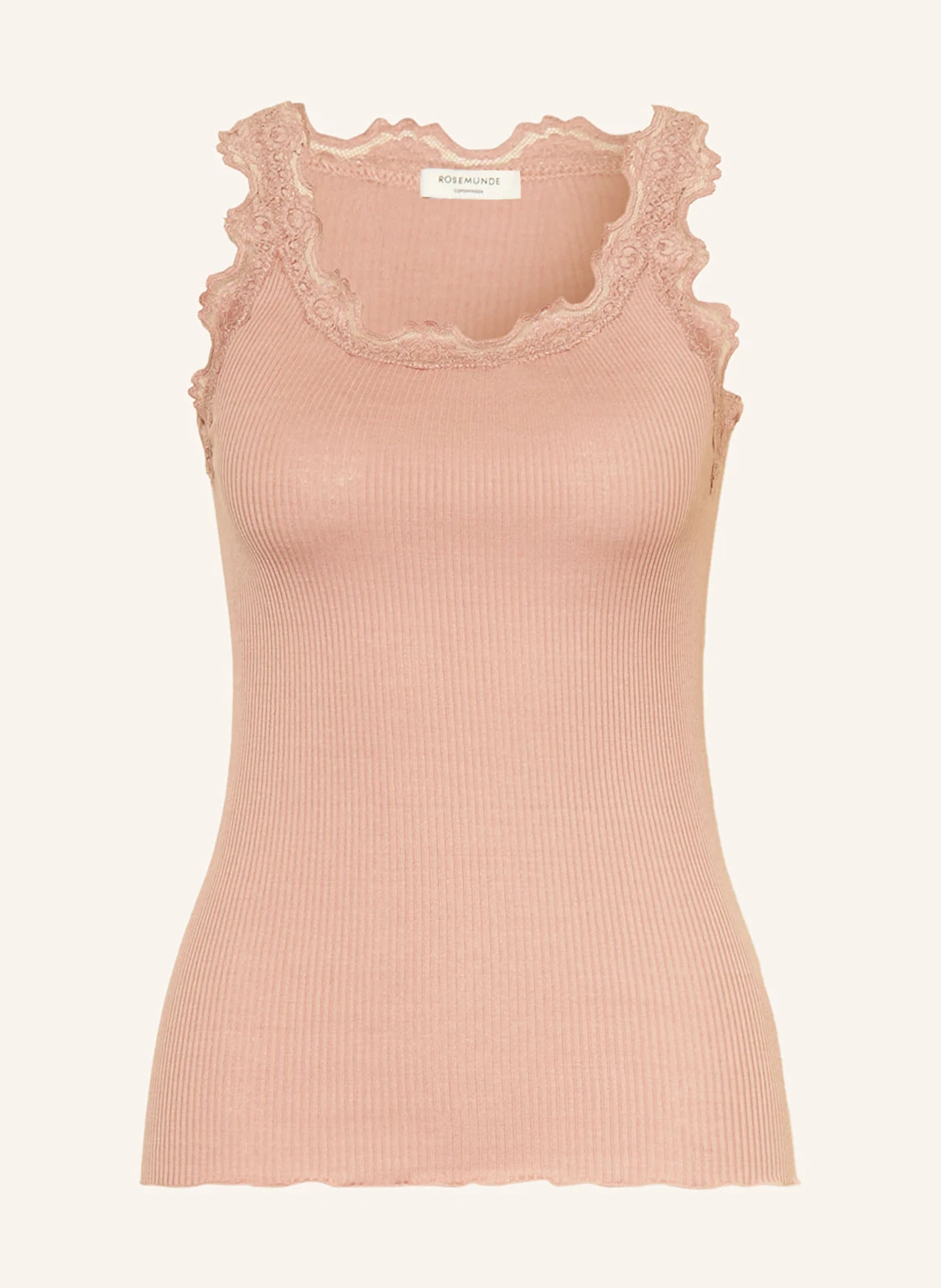 rosemunde Seidentop BABETTE mit Spitze