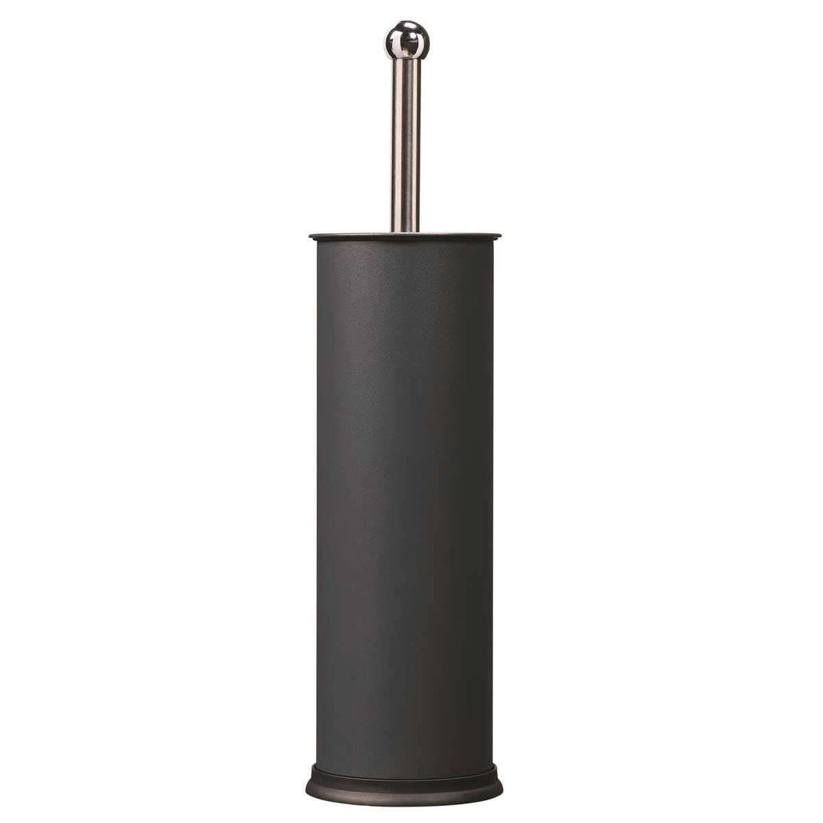 CLEANA - Porte-balayette à poser en Acier inoxydable Gris anthracite