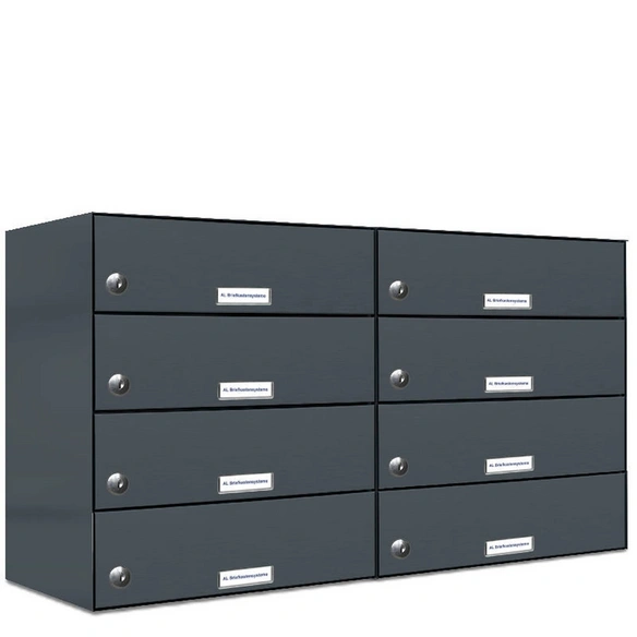 Briefkasten, Parteien: 8, BxHxT: 76,8 x 46 x 27,5 cm