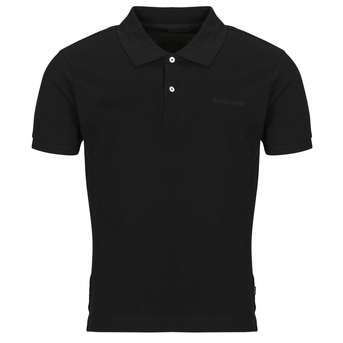 Guess - SS EMBRO LOGO POLO - Black