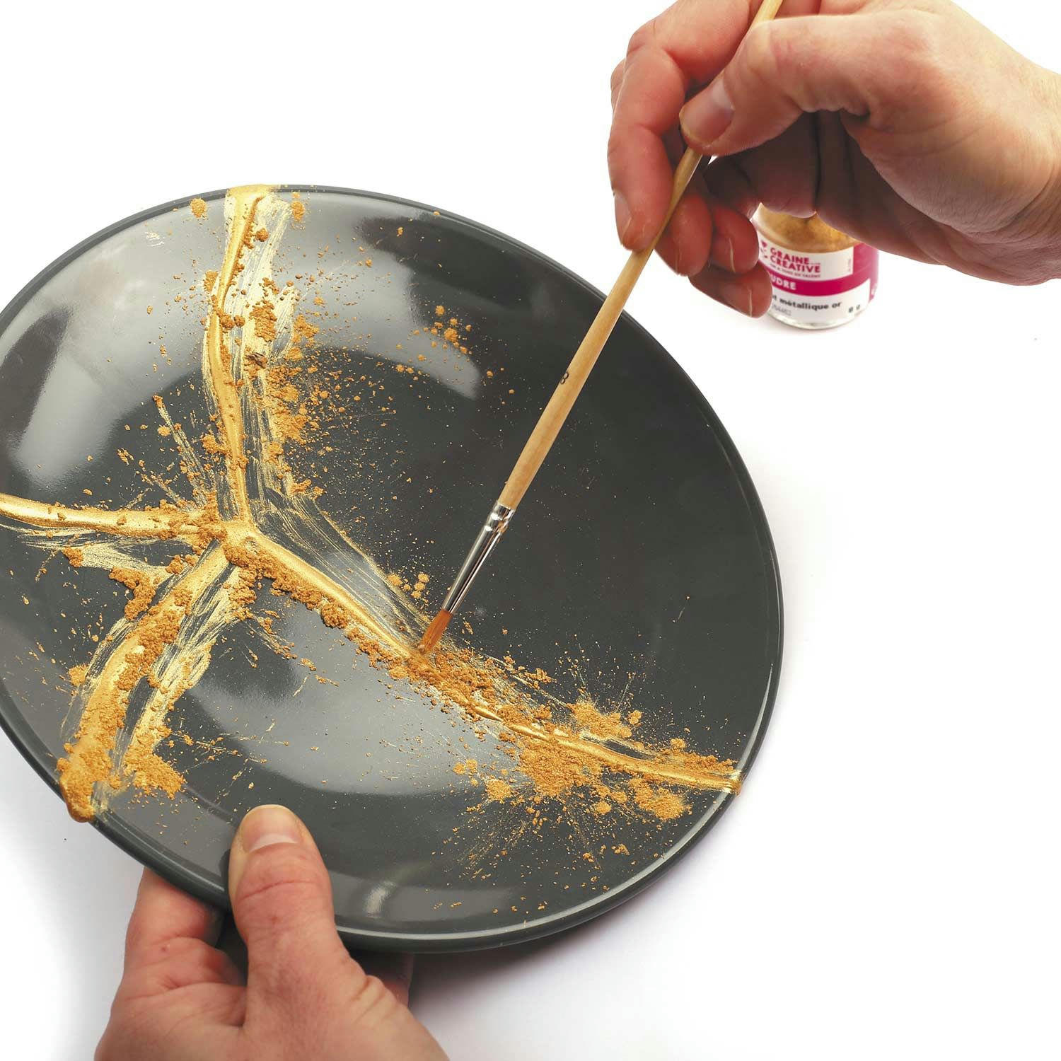 - Coffret DIY réparation Kintsugi doré