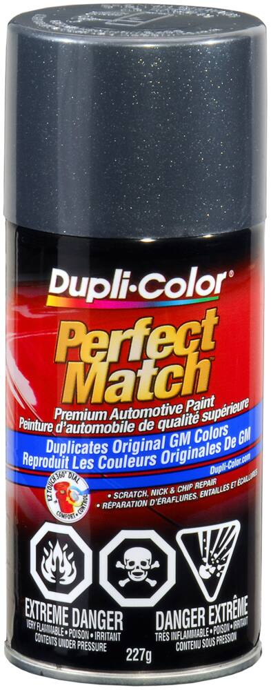 Dupli-Color Perfect Match Premium Acrylic Lacquer Automotive Aerosol Spray Paint, GunMetal Metallic (83, WA 8915), 227-g