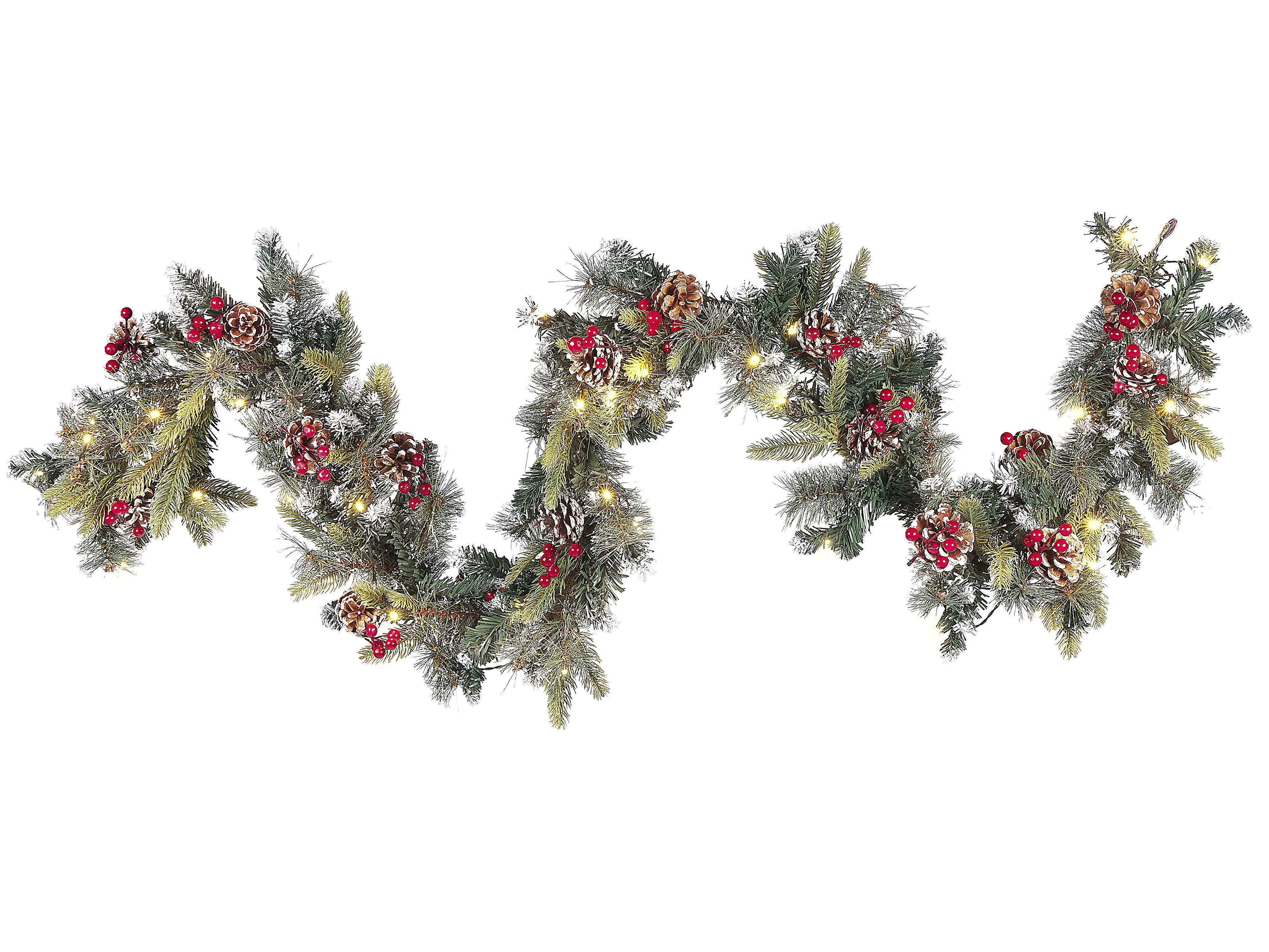 Christmas Garland LED PAIMIO 180 cm Green