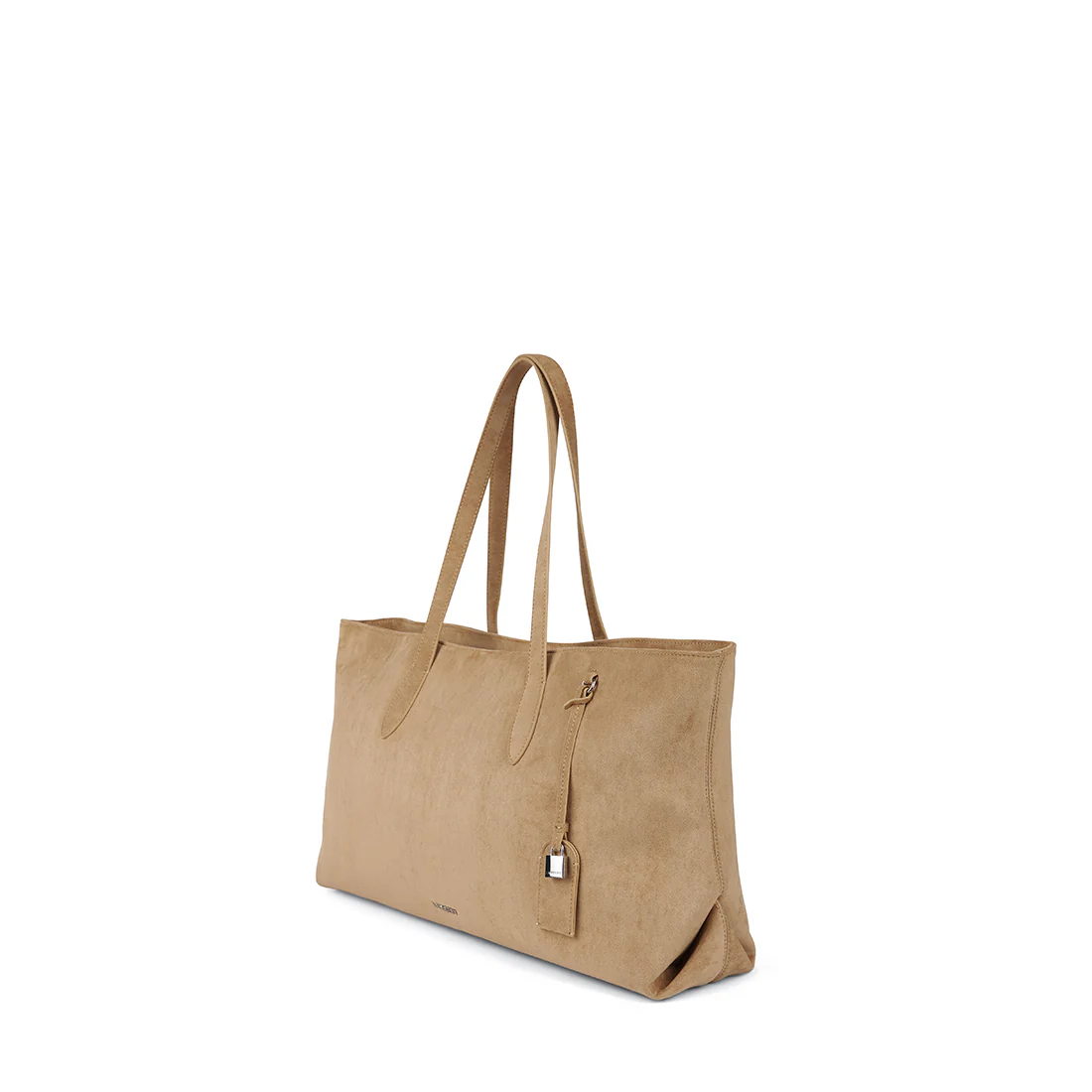 The Britney – Beige Vegan Suede Tote Bag