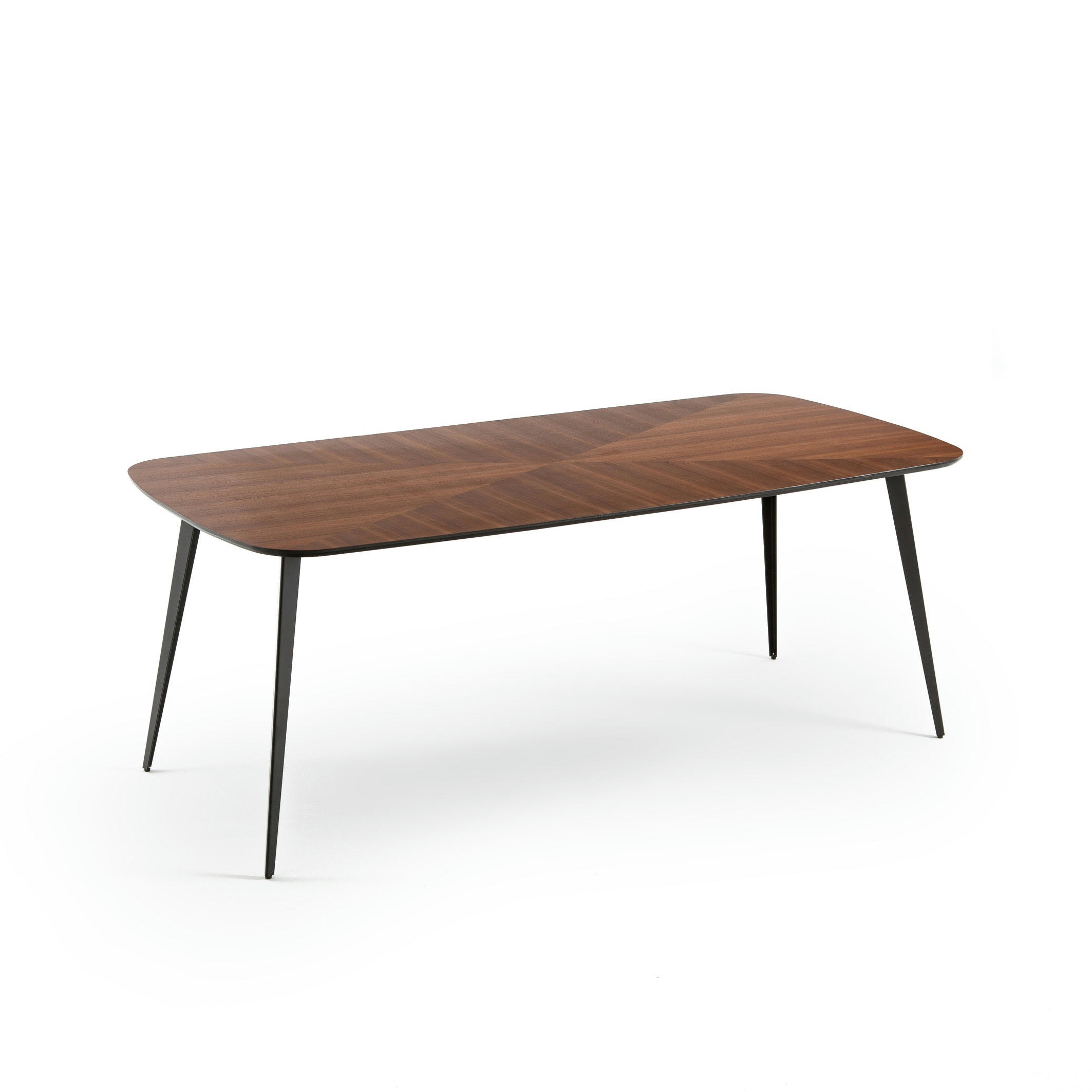 Table à manger vintage marquetée 8 pers. Watford