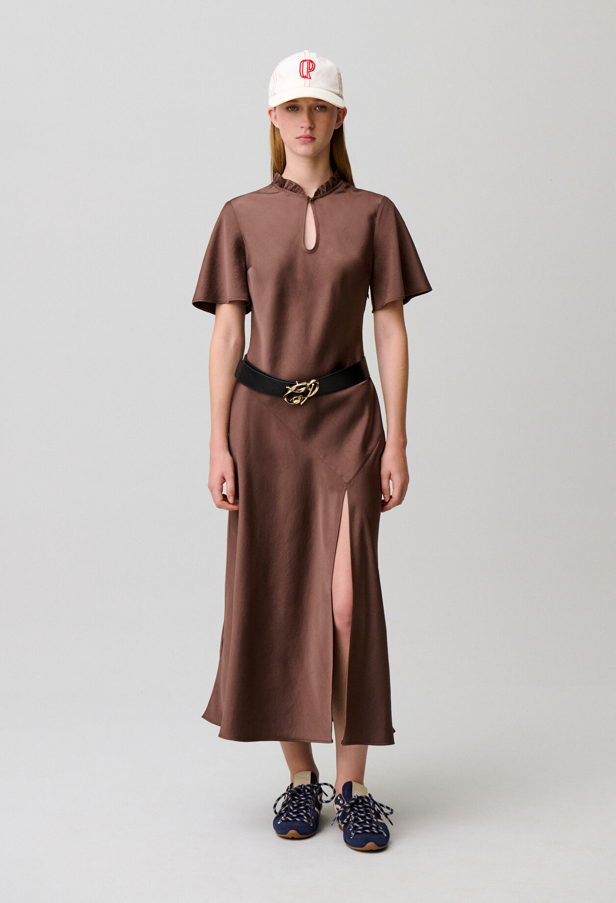 Robe midi fluide