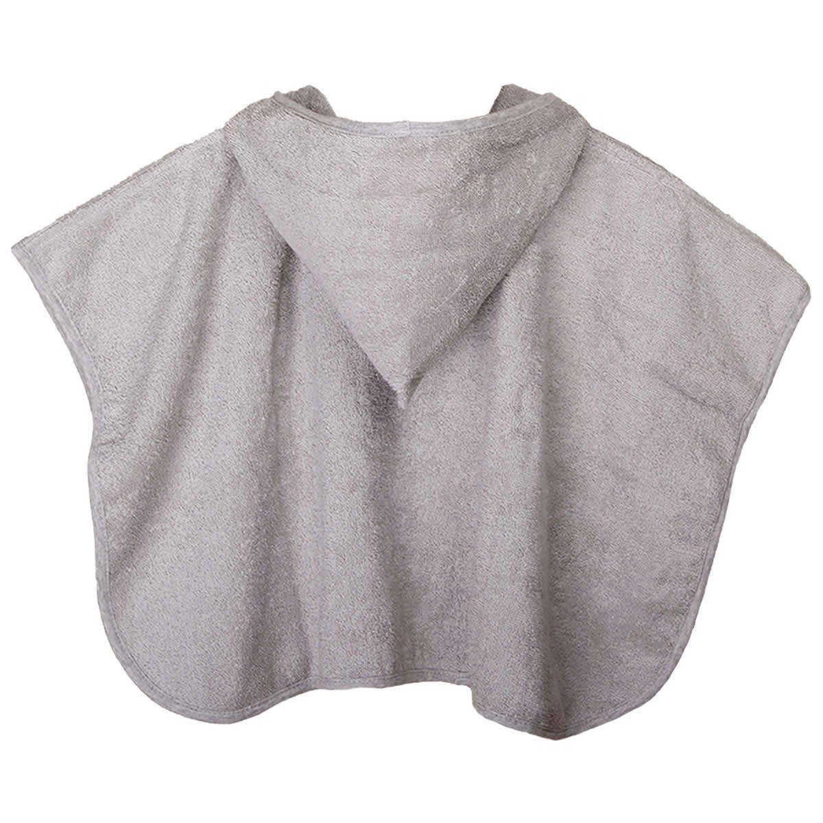 GAMME BIO UNIS - Poncho Eponge 0/24 mois Coton bio Gris