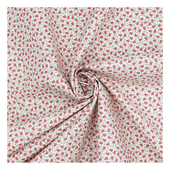 Red Sophie Basic Cotton Fabric?by the Metre