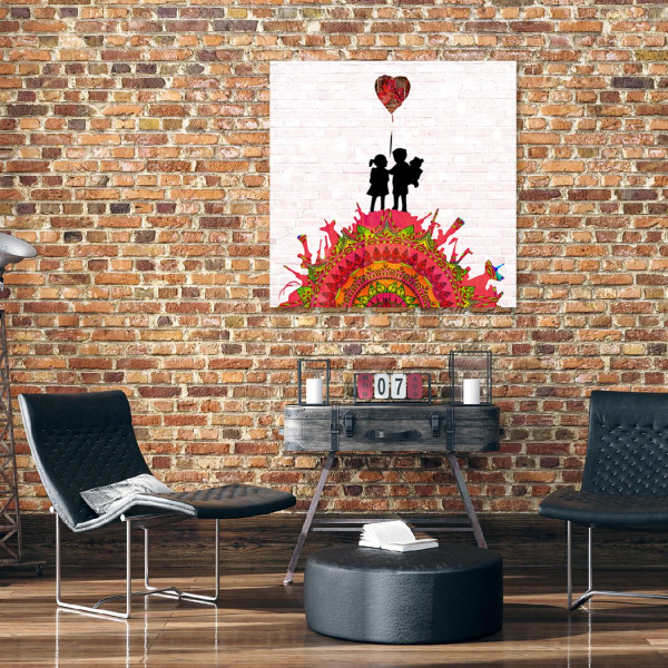 Feeby Obraz na płótnie, Banksy Dzieci abstrakcja 30x30