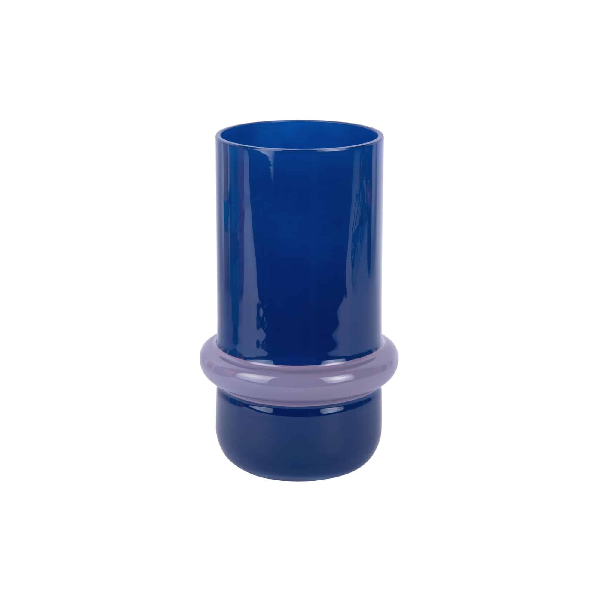 Present Time vaas Animado Anillo Medium - blauw - Ø13.5cm