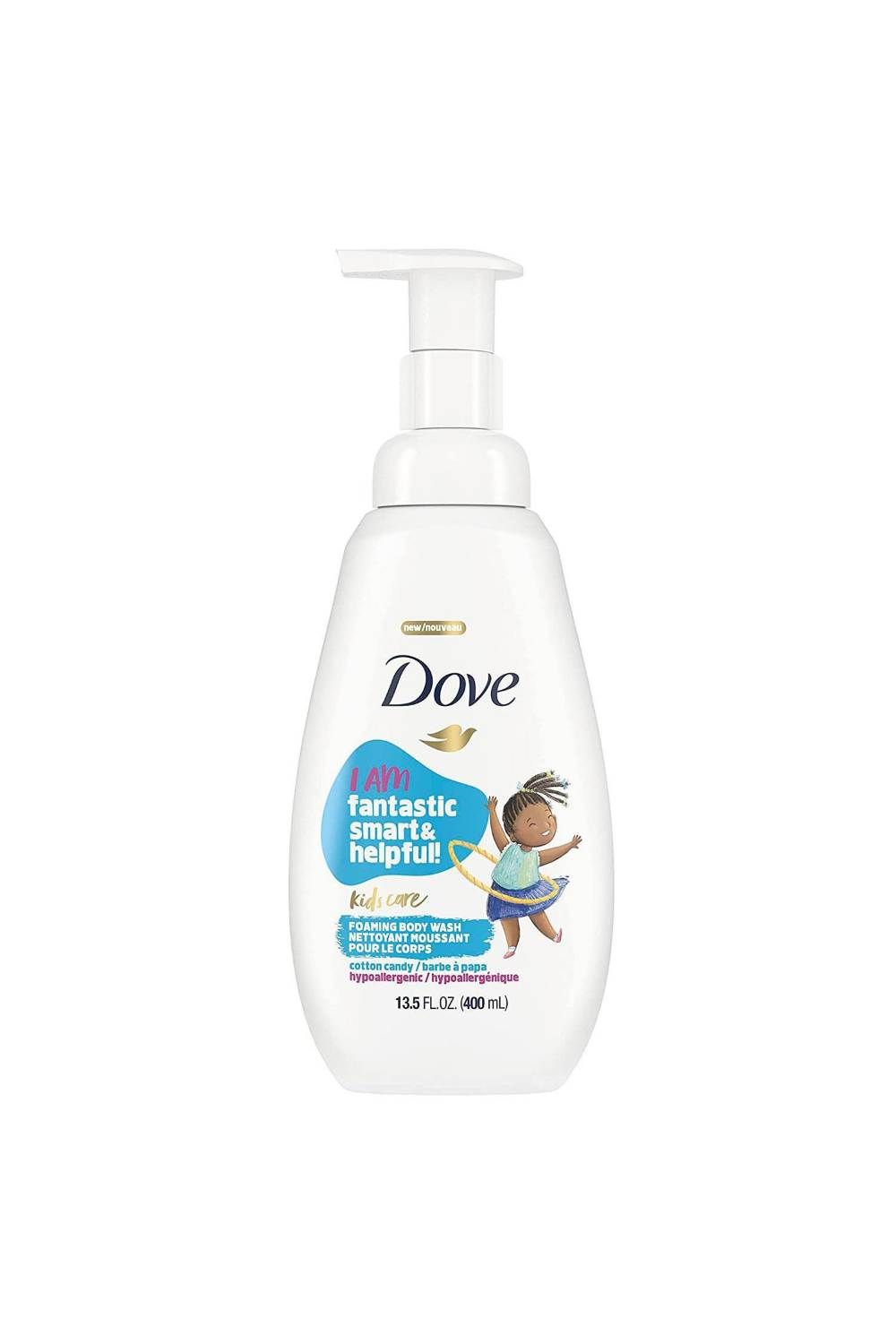Dove Kids Care Hypoallergenic Skin Care Foaming 'Body Wash', 3x 400ml