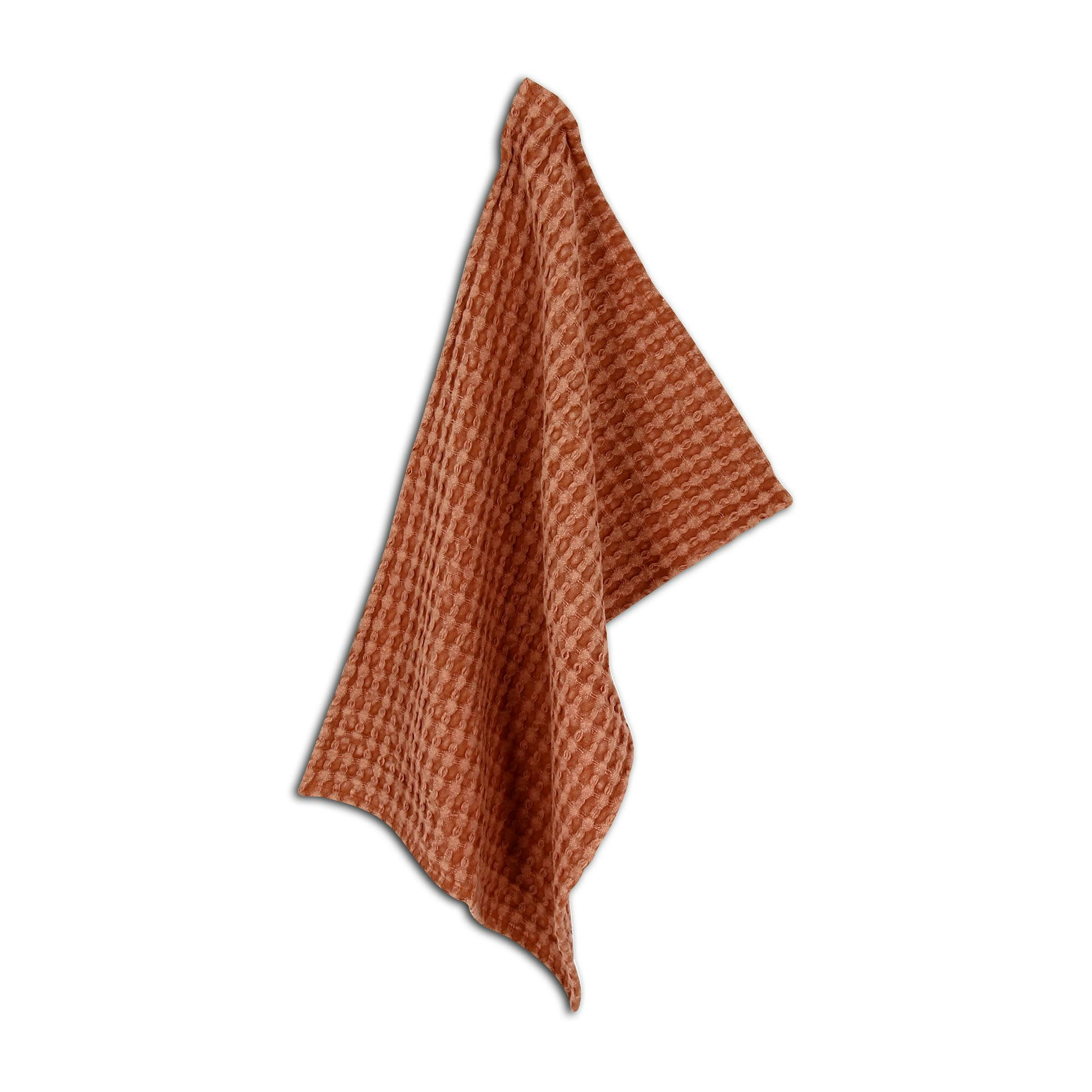 ORIGIN - Torchon de cuisine en coton paprika 40x60cm