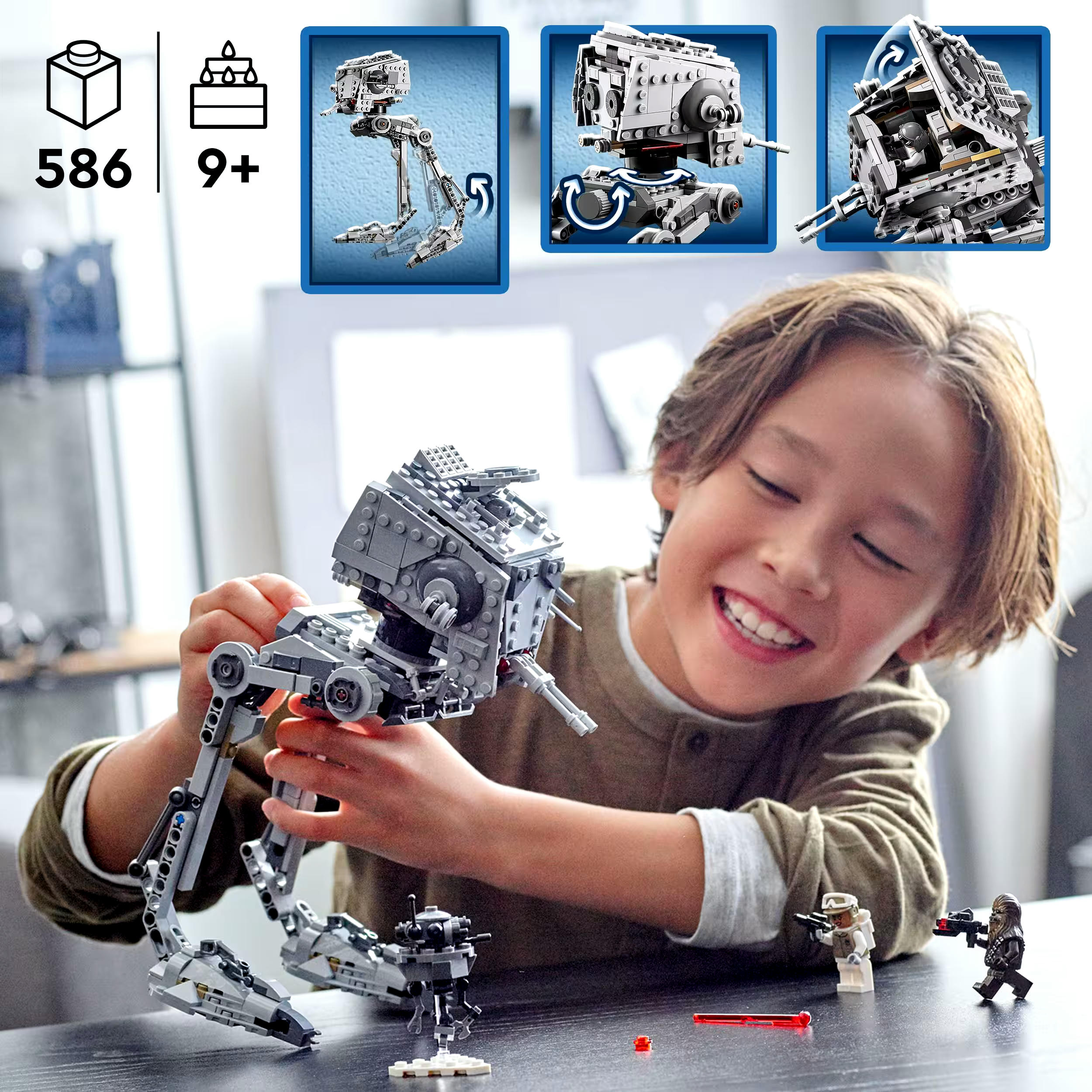LEGO® Star Wars™ Hoth™ AT-ST™ - 75322, Age 6+