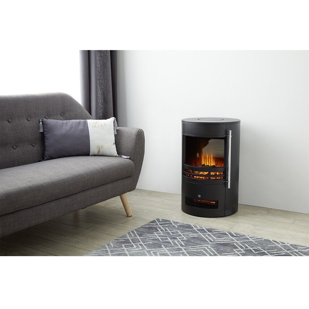 Poêle soufflant 2en1 Homday déco effet flamme