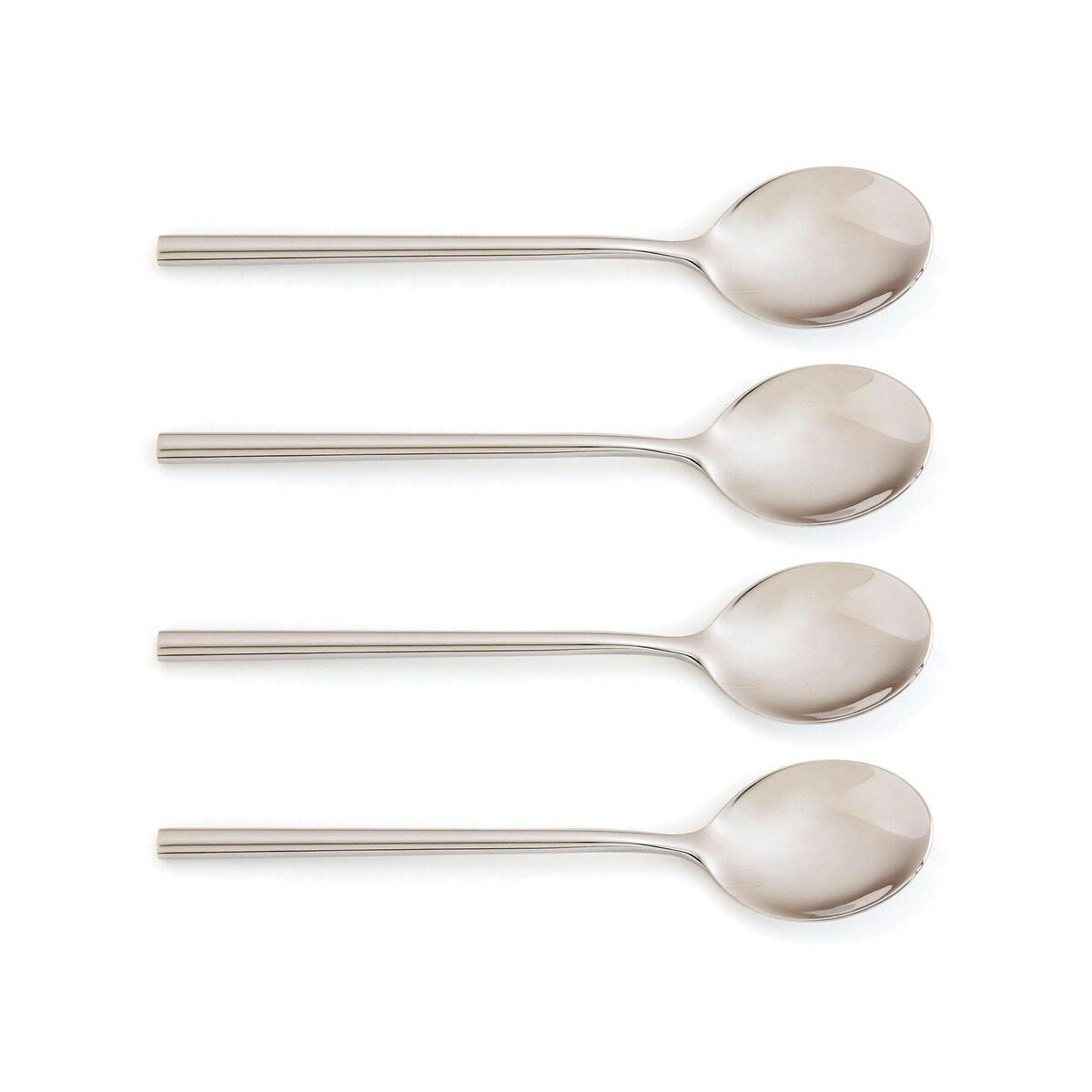 Lot de 4 cuillères à soupe inox, Katherine