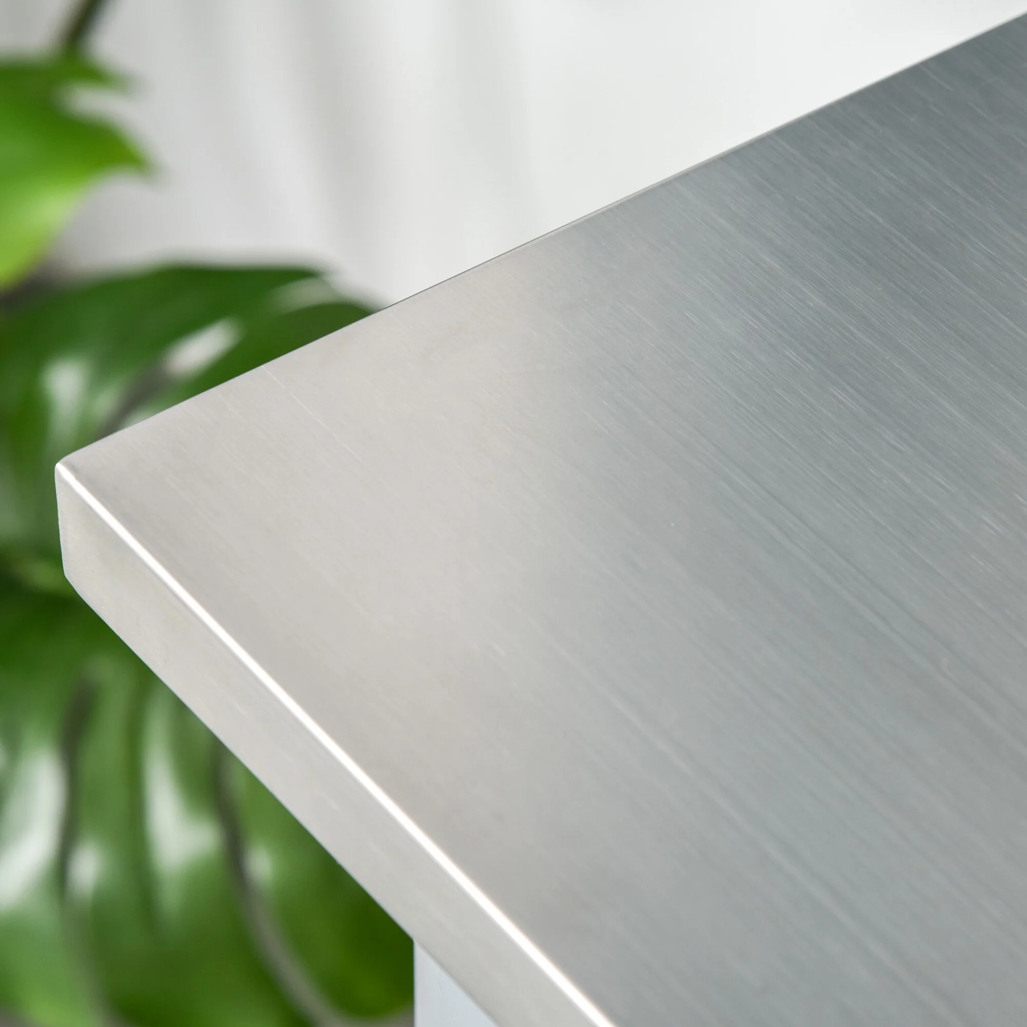 Kitchen Island with Stainless Steel Top, Traditional Kitchen Island with Storage, 2-Tier Open Shelves, Drawers