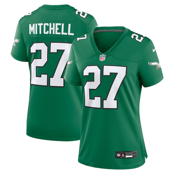 Quinyon Mitchell Philadelphia Eagles Nike Women's Alternate Game Jersey -  Kelly Green/Green