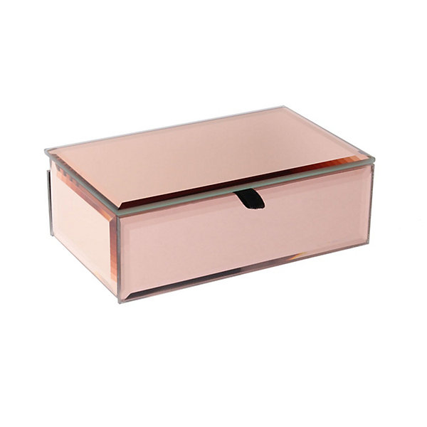 Boîte à bijoux design Chic - Rose cuivré