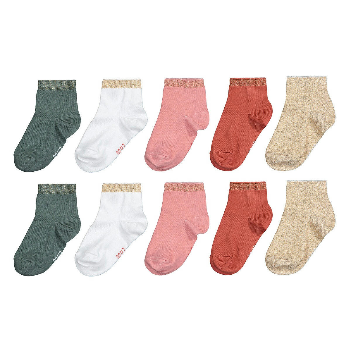 Lot de 10 paires de socquettes
