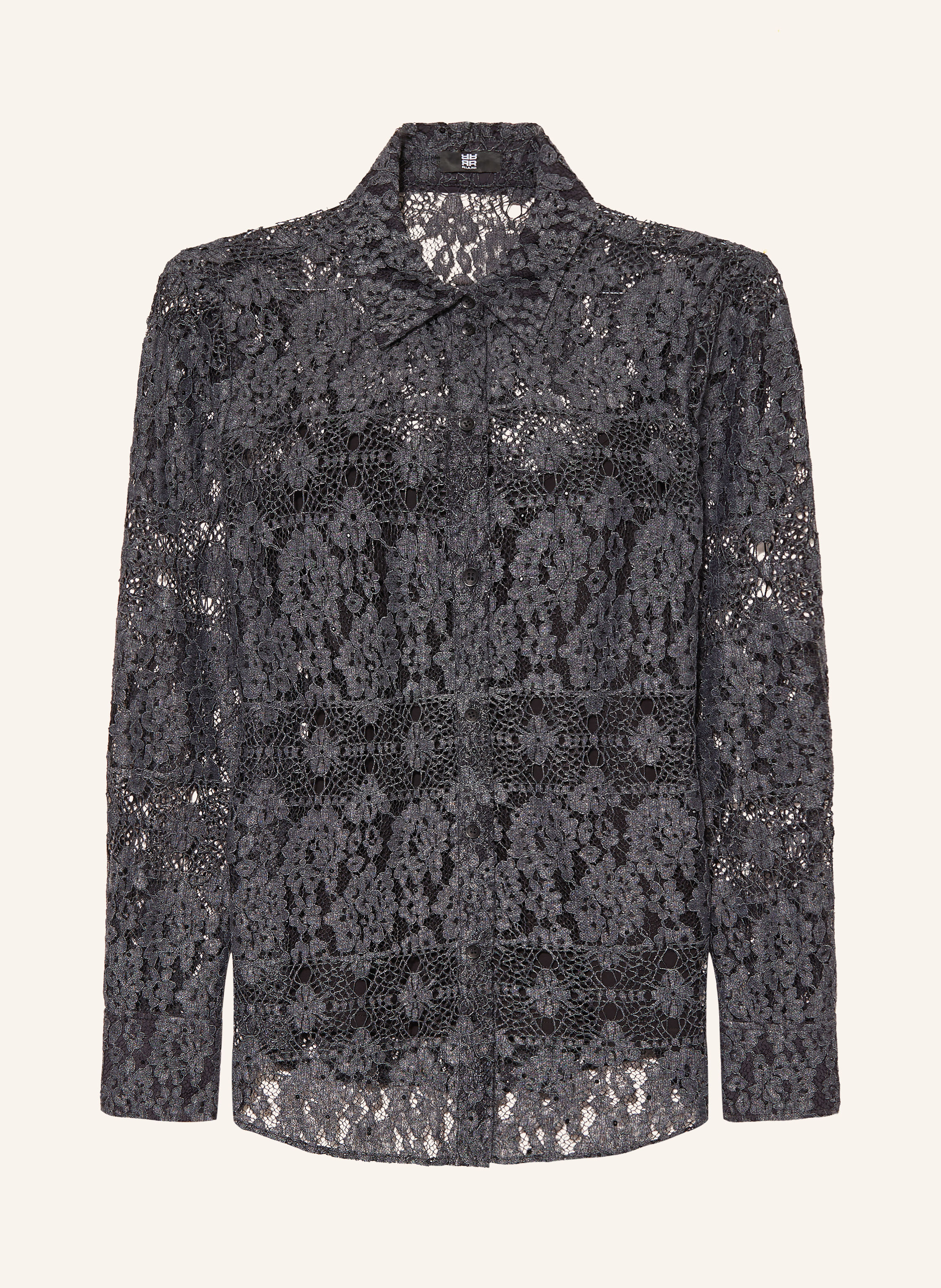 RIANI Spitzenbluse mit abnehmbarer Schluppe