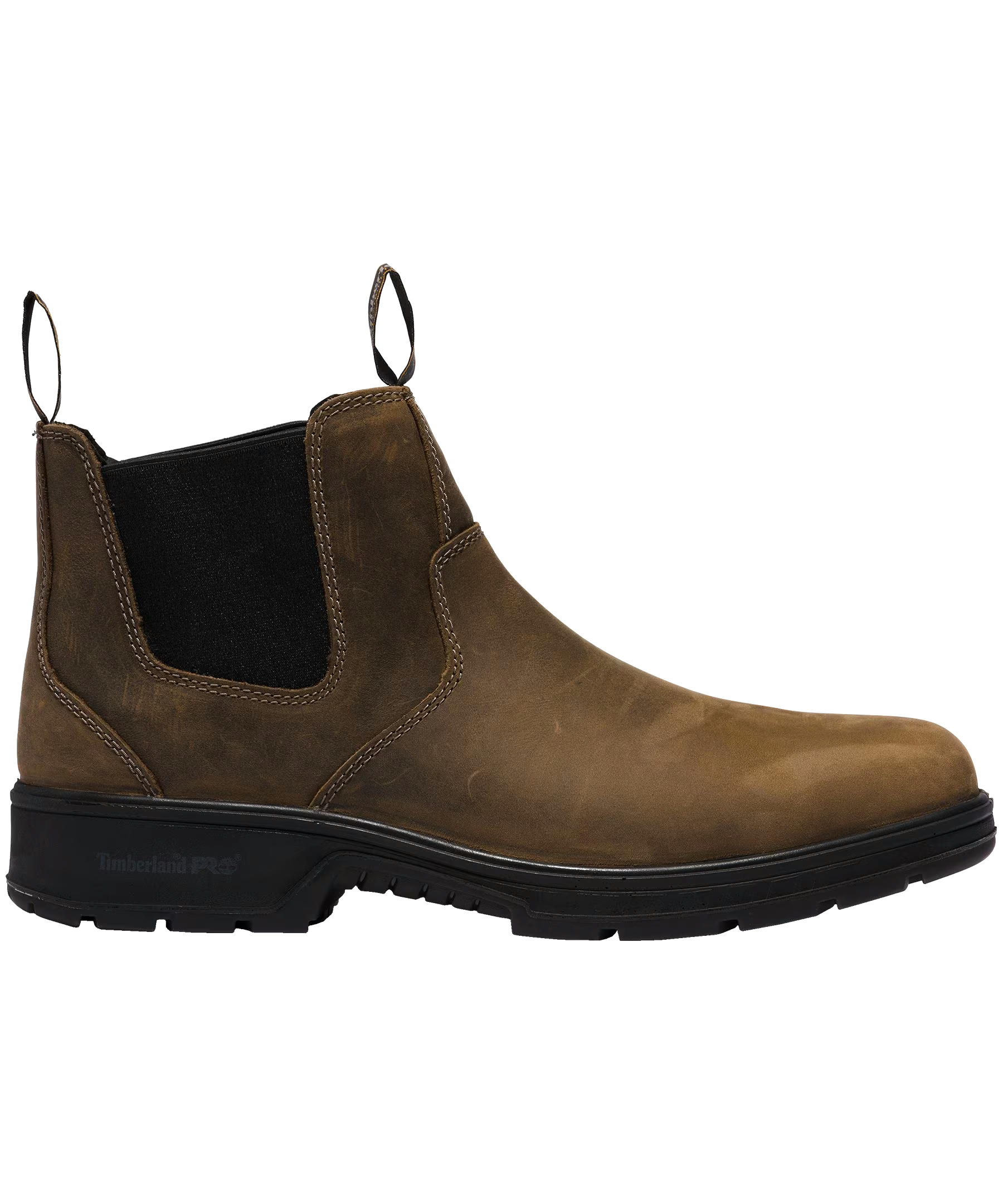 Timberland PRO Men's Nashoba 6 Inch Composite Toe Composite Plate Pull On Chelsea Work Boots