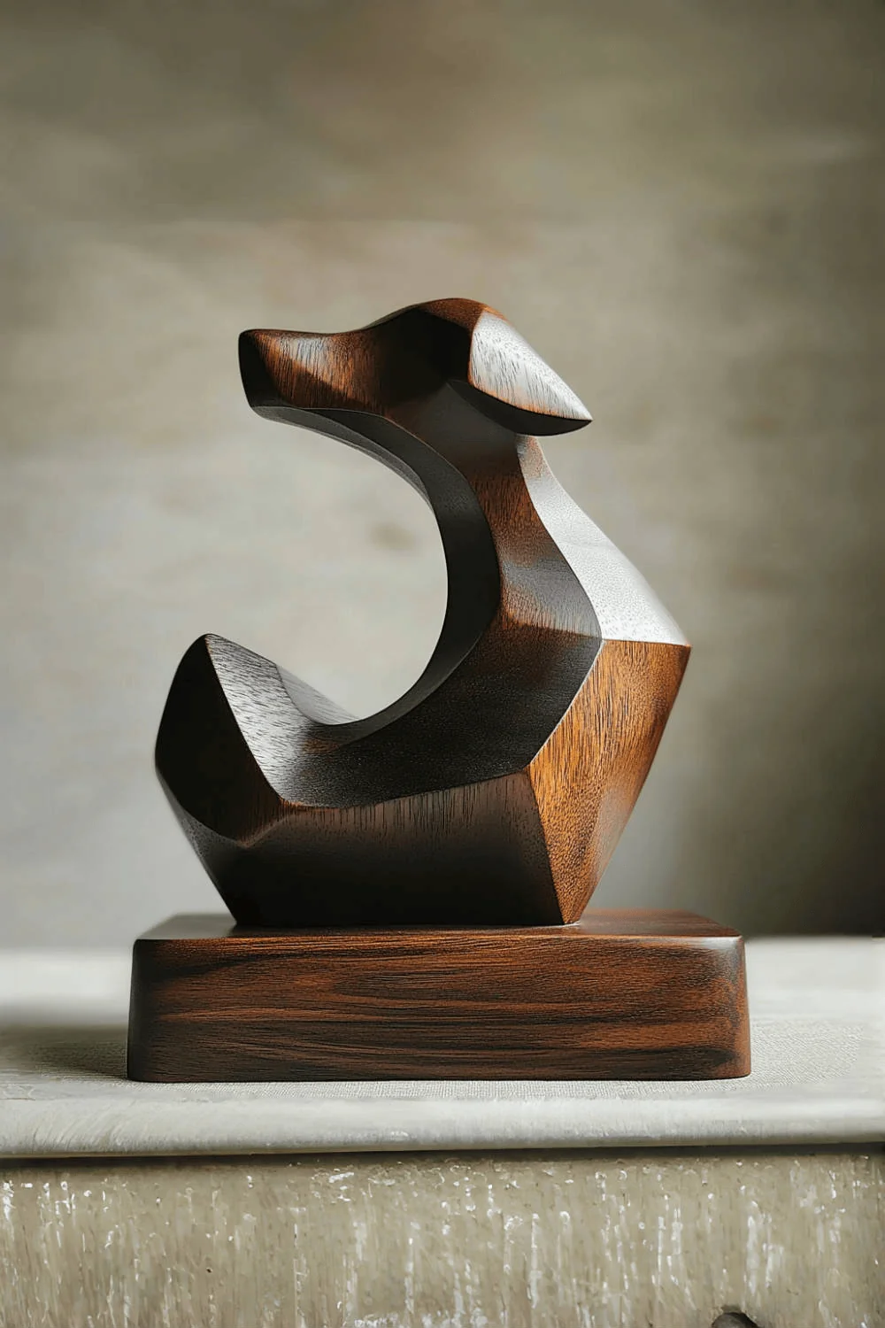 Dog Wood Sculpture #WA081