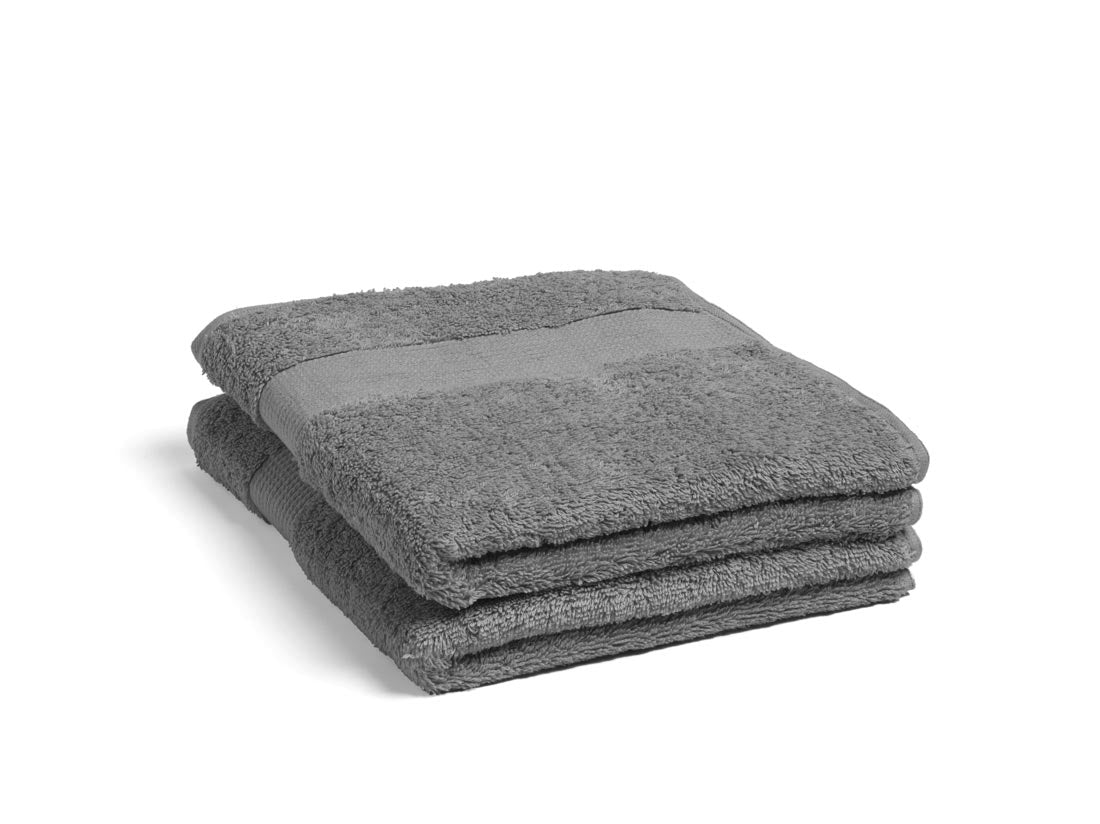 Yumeko handdoeken Terry - dark grey - 50x100 - 2 st