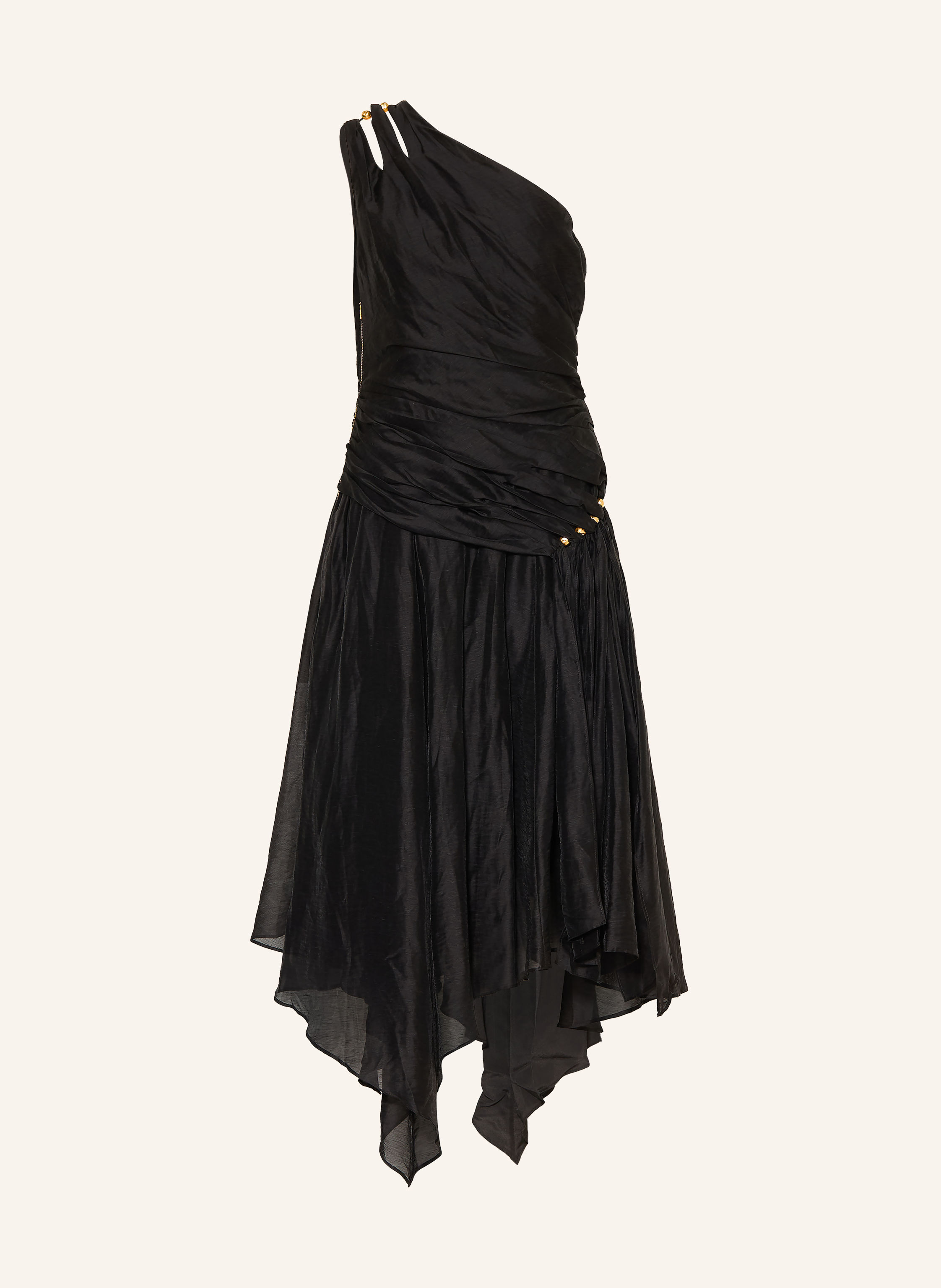 Aje. Cocktailkleid CAPTURE mit Cut-outs und Schmuckperlen