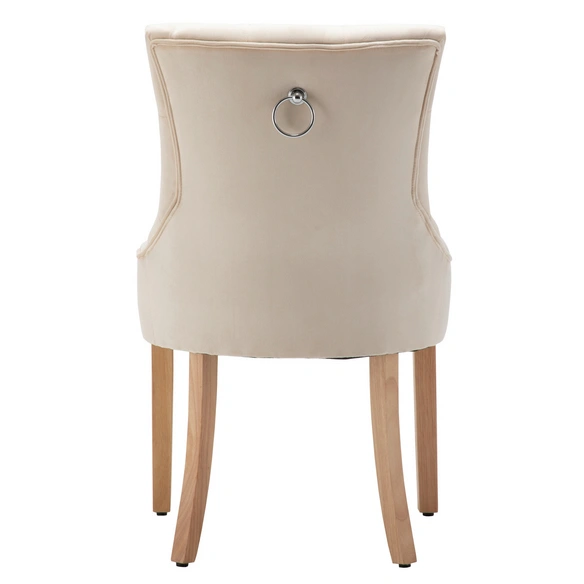 Stuhl, Höhe: 91 cm, creme/natur, 2 stk