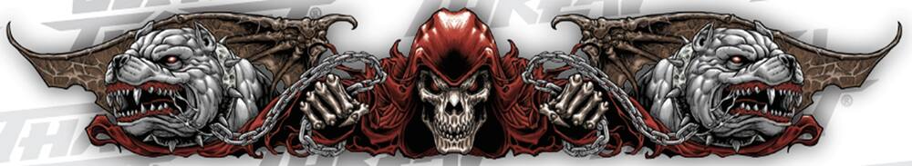 Lethal Threat Repear Pitbull Decal