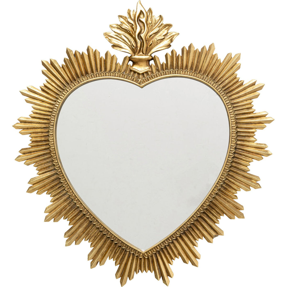 Kare Design Spiegel hart goud 54x49cm