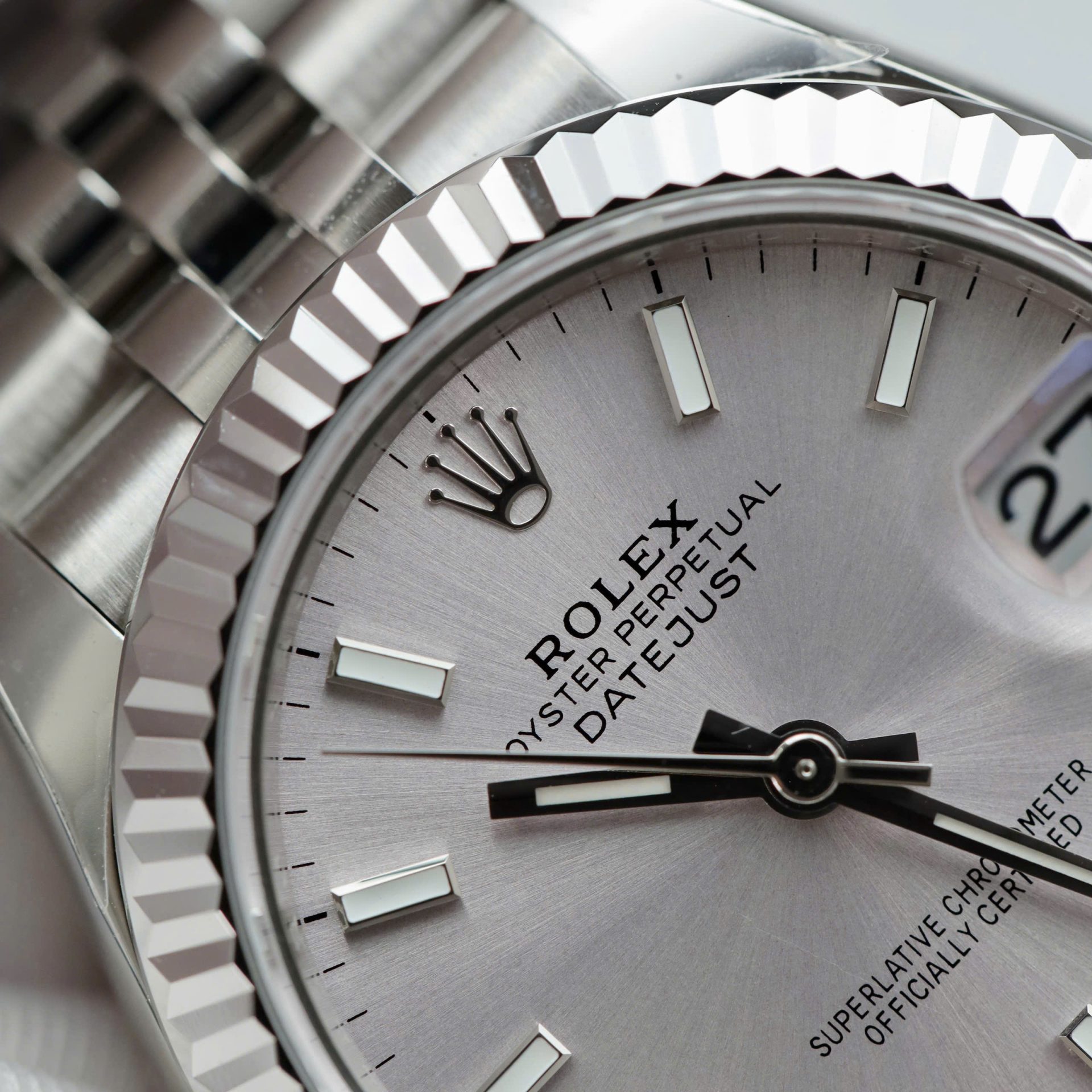 Rolex Datejust 316L Steel Silver Dial 31mm Jub THBF Replica