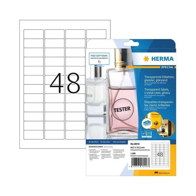 Etiketten 25er-Set Vielzweck-Etiketten