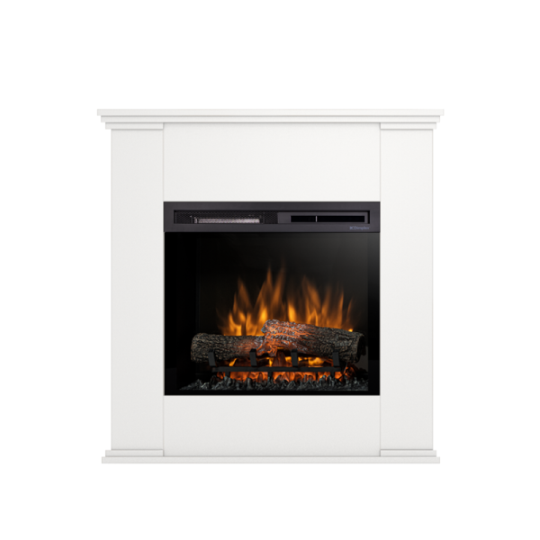 Kominek elektryczny Kelia 23" XHD Optiflame Biały Warmtec