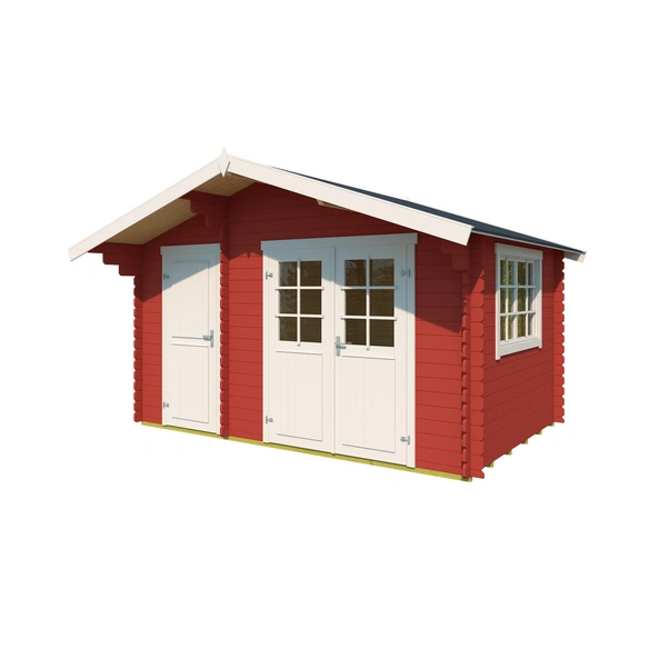 Gartenhaus »Keila«, BxHxT: 426,6 x 256,5 x 340 cm (Außenmaße inkl. Dachüberstand), Holz