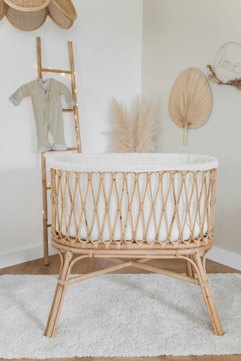 Jahe - Berceau bébé rotin naturel