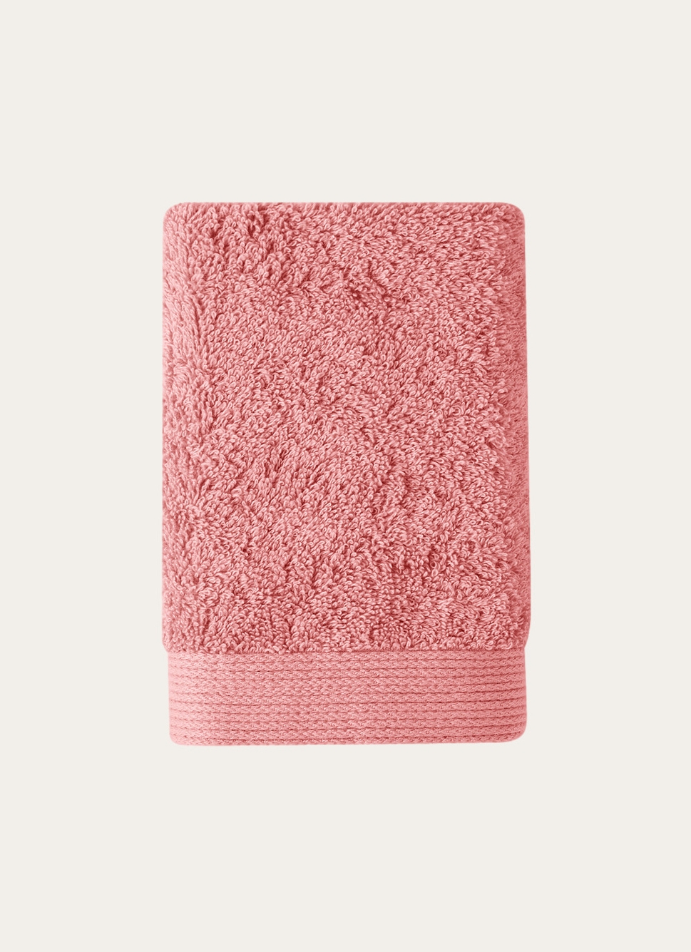 SERVIETTE INVITÉ UNIE EN COTON 500GR ROSE