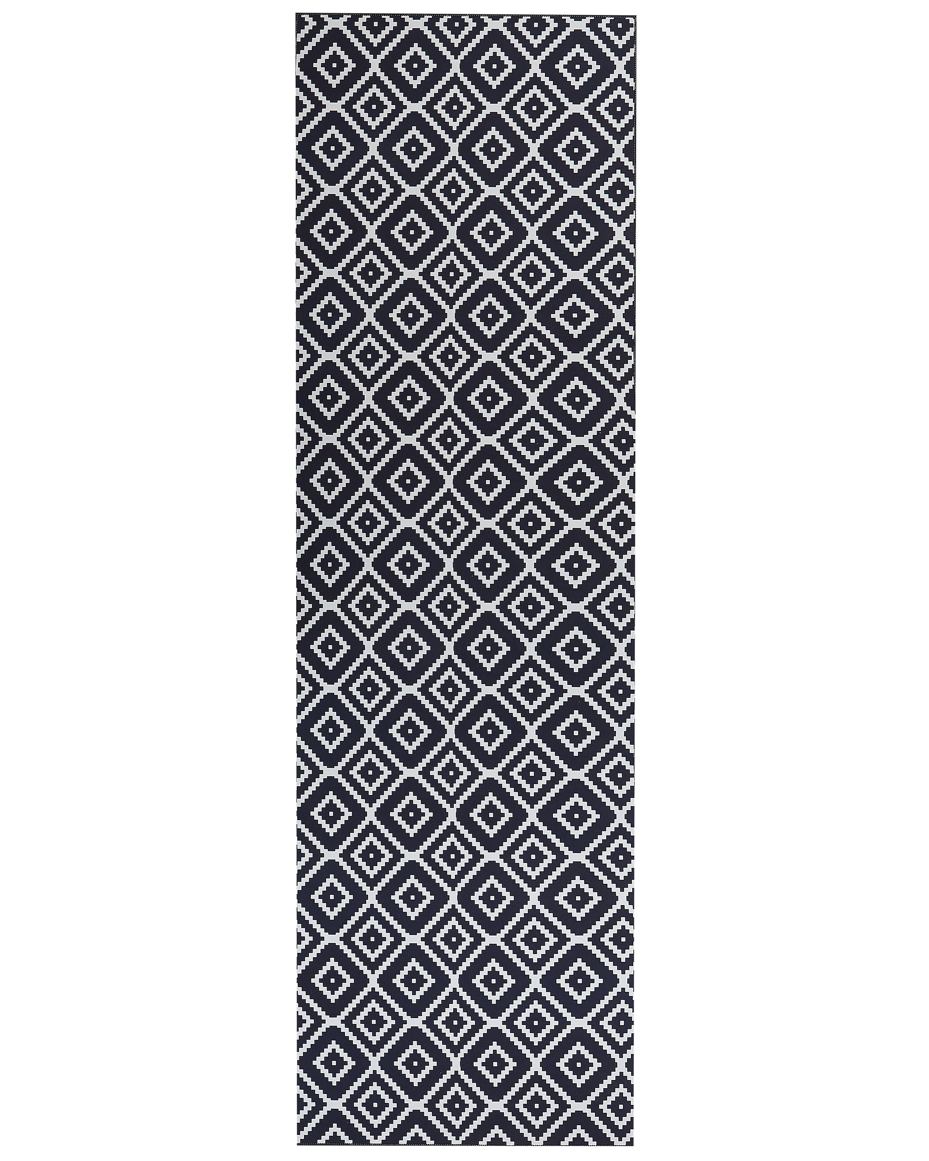 Rug KARUNGAL Black 60 x 200 cm