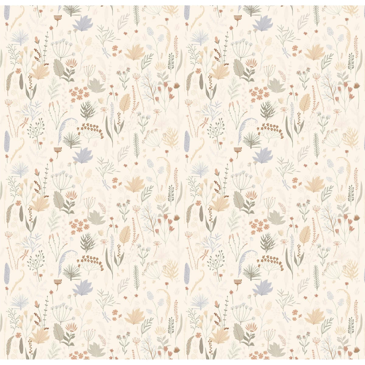 SIDONIE - Papier peint panoramique motif floral Multicolore 288x280cm