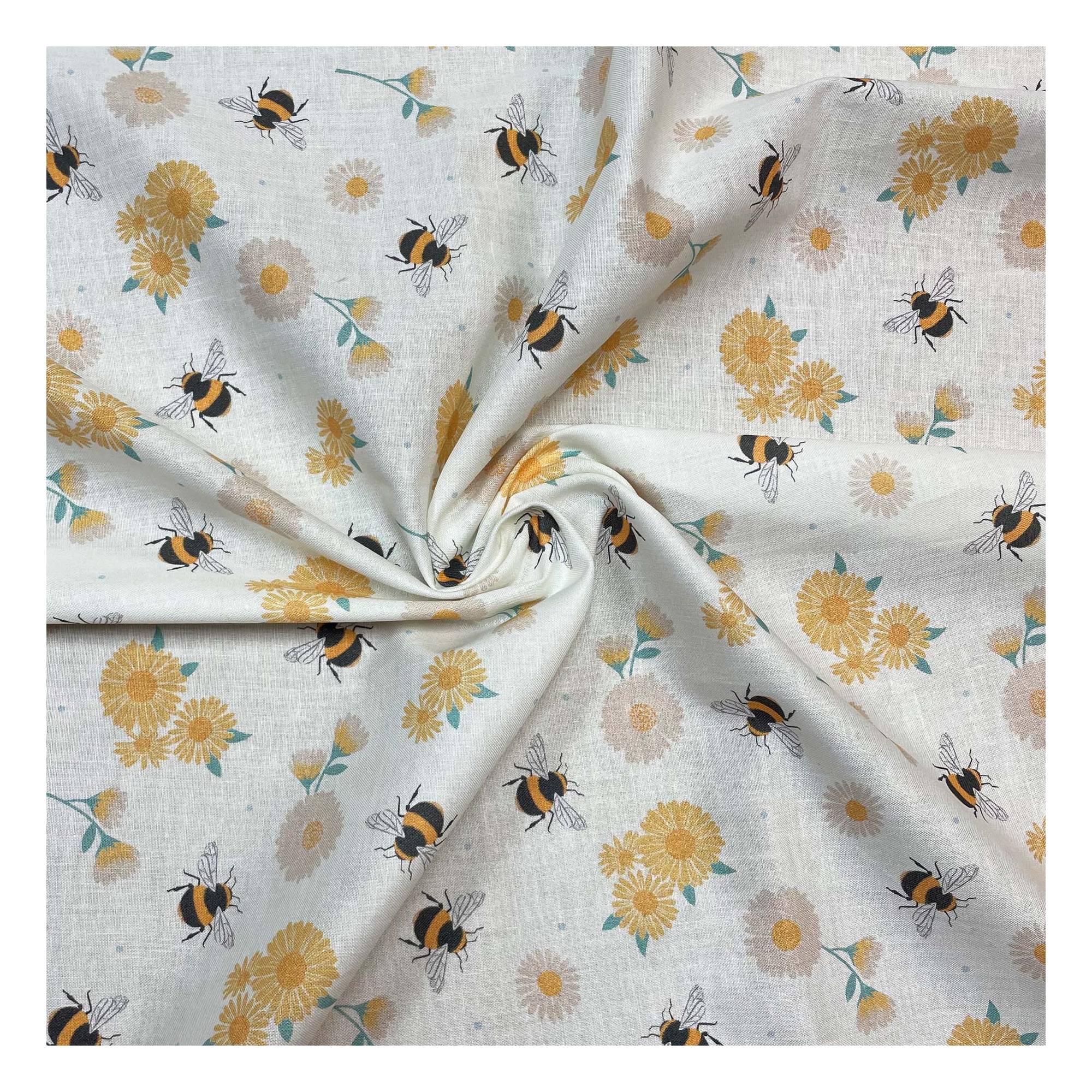 WI Queen Bee Cotton Fabric by the Metre